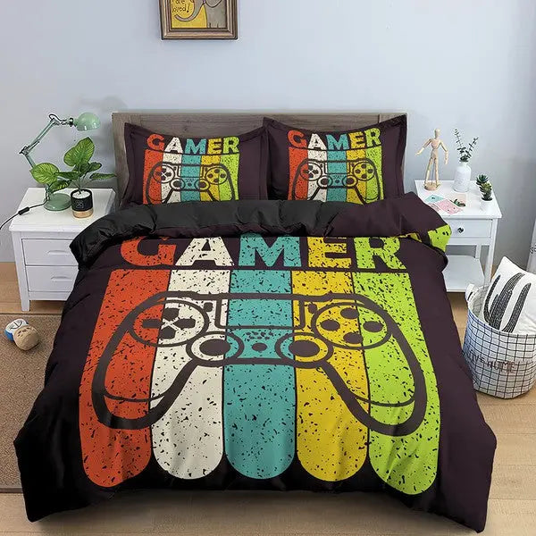 Gamer Duvet Cover Digital Print-Playmore-Linas