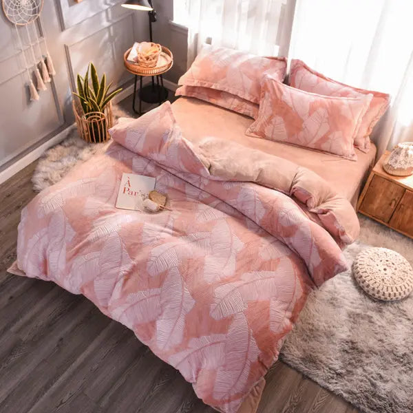 Printed Duvet Cover Set Various Designs 3 pieces-08 Style-Linas