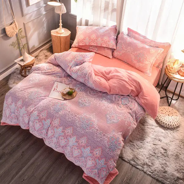 Printed Duvet Cover Set Various Designs 3 pieces-10 Style-Linas