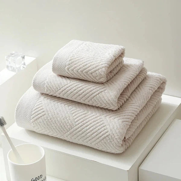 Bath Towel set-beige-Linas