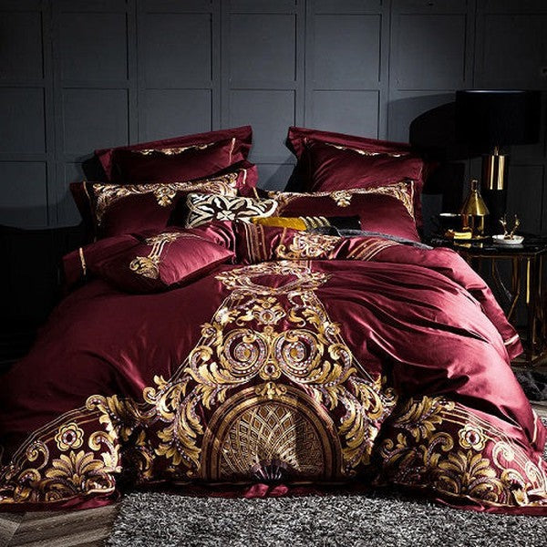 Bed Linen-Red-Linas