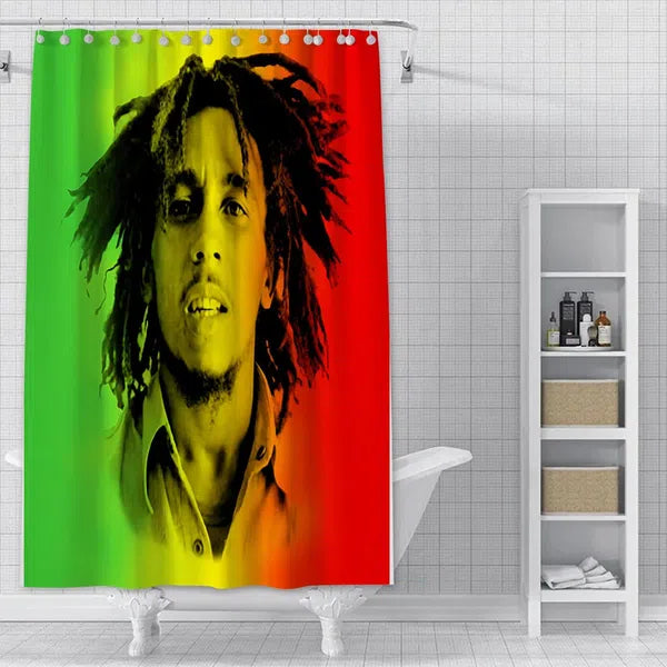 Bob-Marleys-Bath-Shower-Curtain-With-Hook-Marleys-Linas