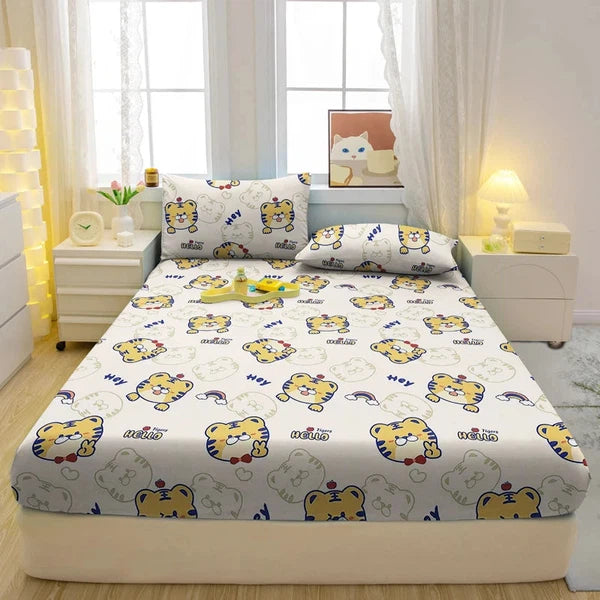 Fitted Sheet-Happy Tiger-Linas