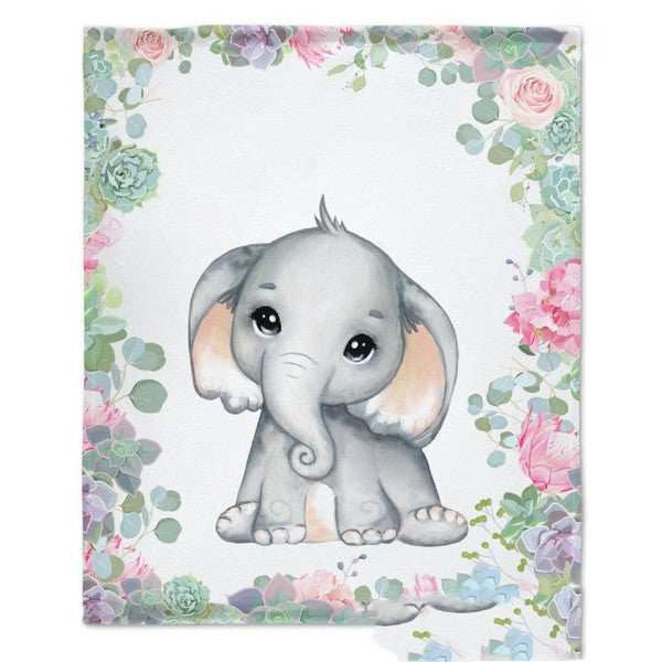 Baby blanket-Little Elephant01-Linas