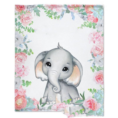 Baby blanket-Little Elephant02-Linas