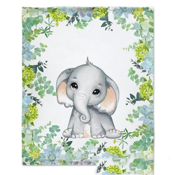 Baby blanket-Little Elephant05-Linas