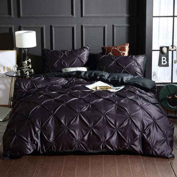 Bedding set luxury-Black-Linas