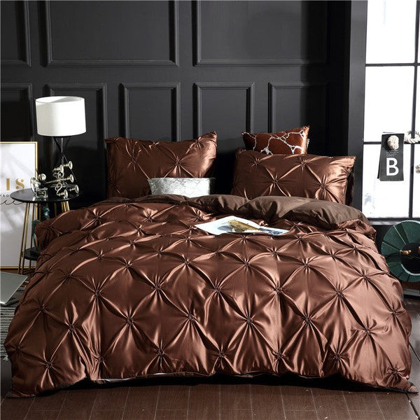 Bedding set luxury-Coffee-Linas