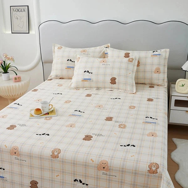 Flat Sheet-Baby dogs-Linas