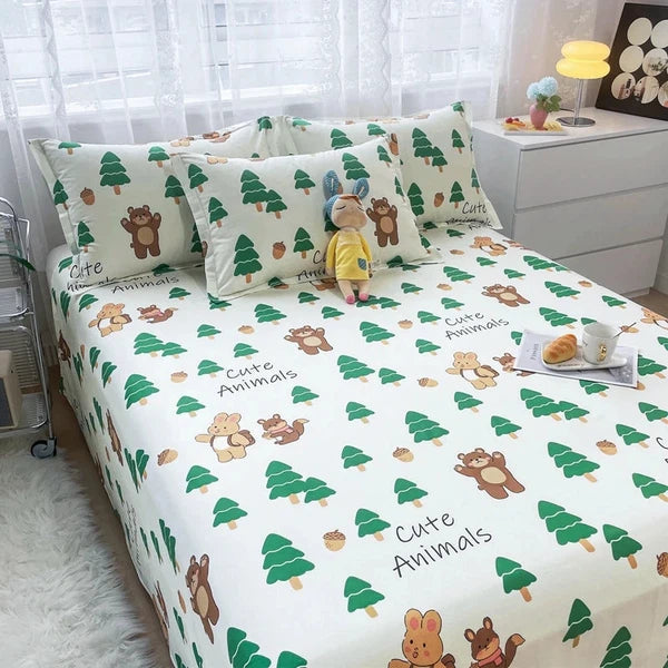 Flat Sheet-Cute animal-Linas