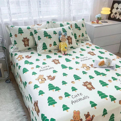 Flat Sheet-Cute animal-Linas