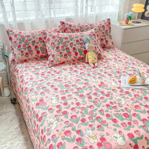 Flat Sheet-Flowers-Linas