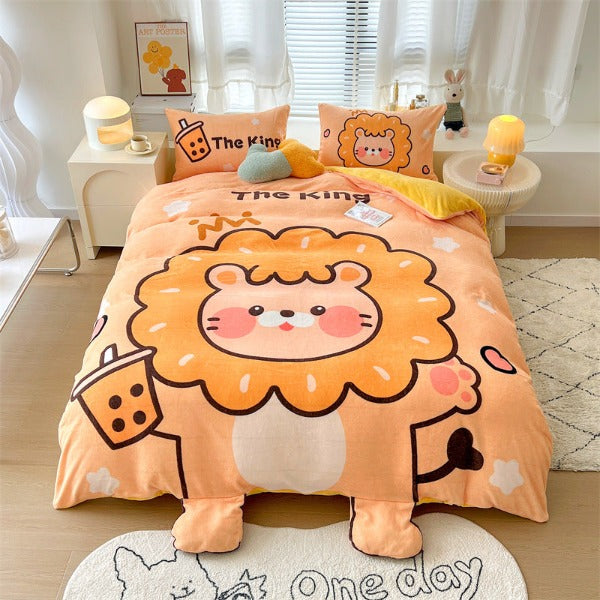 Children's comforter cover-Big Lion-Linas