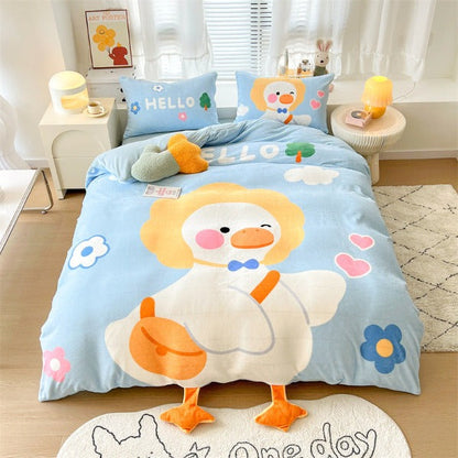 Children's comforter cover-Happy Duck-Linas