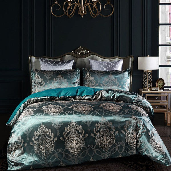 Bedding set luxury-Green-Linas