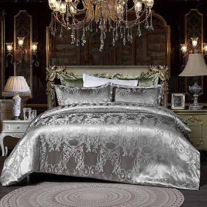 Bedding set luxury-Silver-Linas