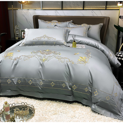 Bedding set luxury-Grey-Linas