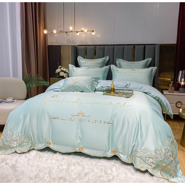 Bedding set luxury-Mint Green-Linas