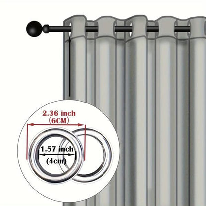 Luxury chenille blackout lounge curtain with grommets-Linas