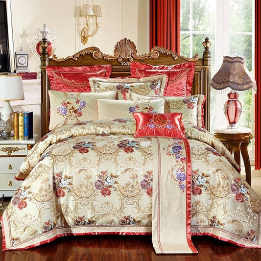 Bed Linen-Red-Linas