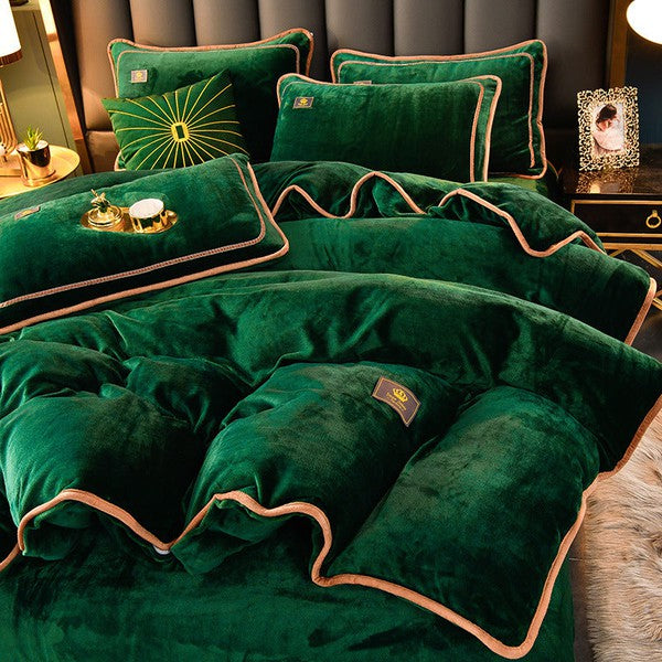 Bedding set luxury-Agate green-Linas