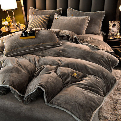 Bedding set luxury-Grey-Linas