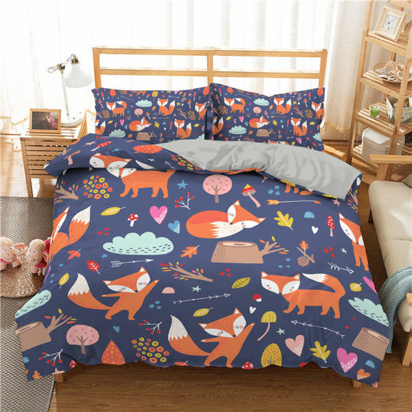 Children's comforter cover-Fox-Linas