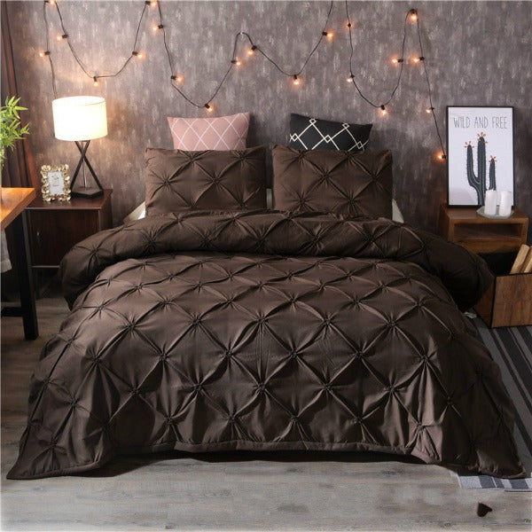 Bedding set luxury-Brown-Linas