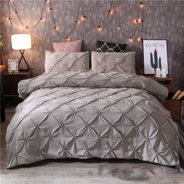 Bedding set luxury-Grey-Linas