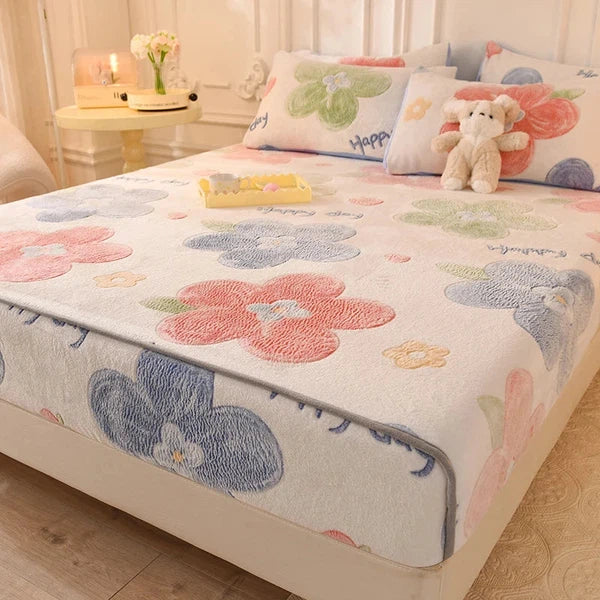 Fitted Sheet-Beauty Flowers-Linas