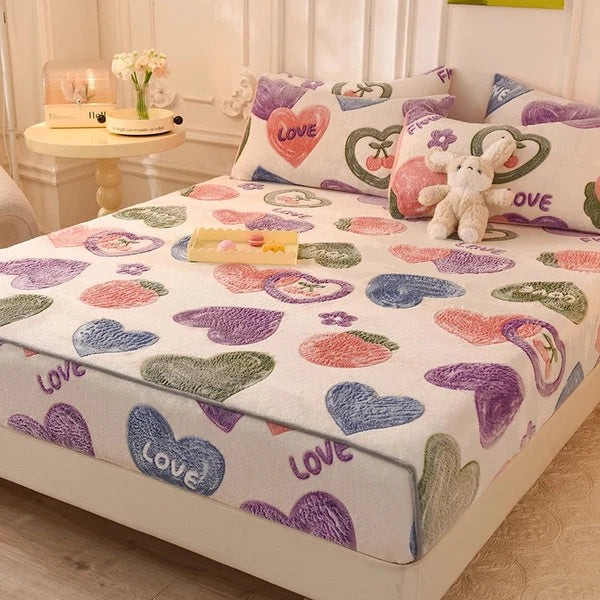 Fitted Sheet-Love Hearts-Linas